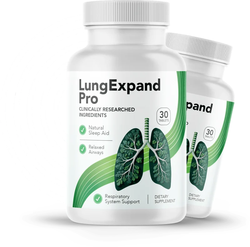 LungExpand Pro herbal lung formula two bottles